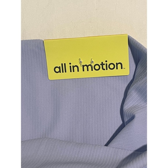 00590 - All in Motion Womens Everyday Soft Ribbed Legging Periwinkle Blue Size S - Picture 3 of 6